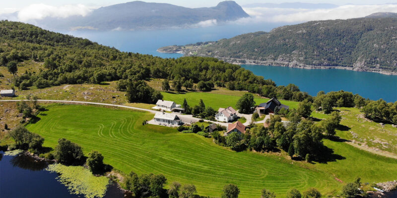 Oversiktbilde av Hagalid gard, Rogaland