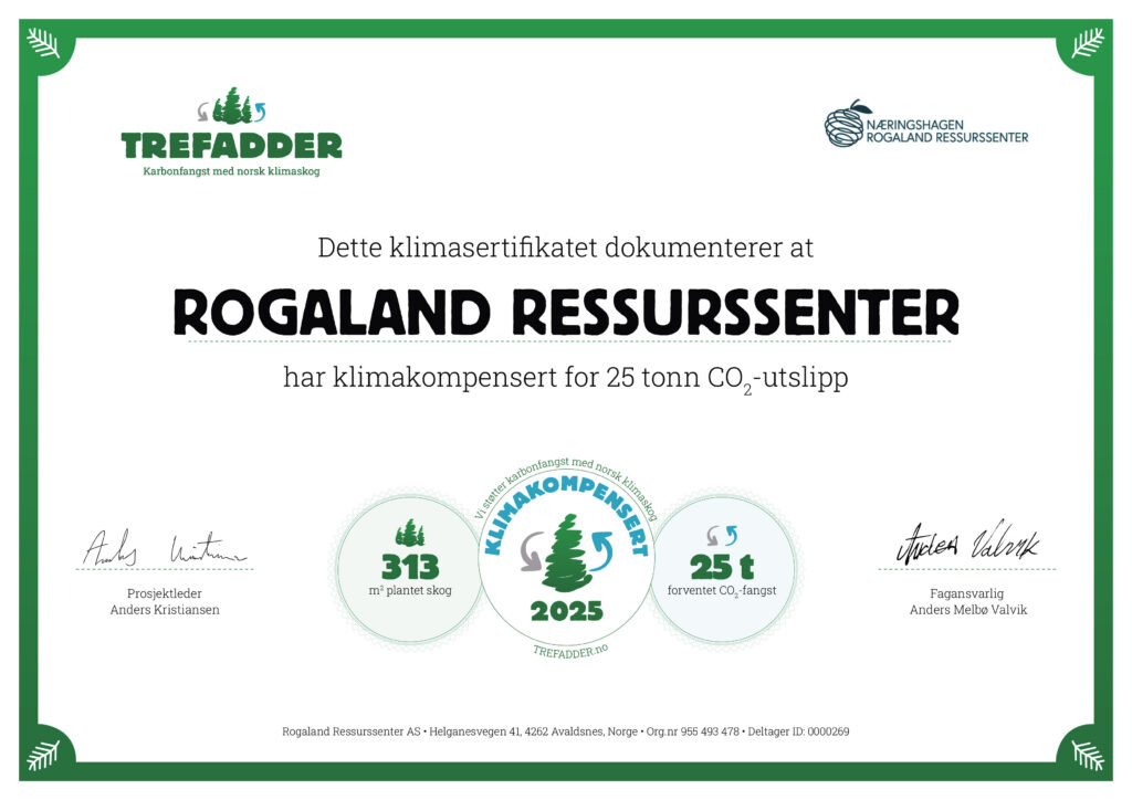 RogalandRessurssenter_269_Trefadder Sertifikat 2025